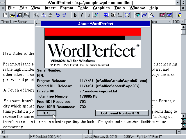 wordperfect software free download